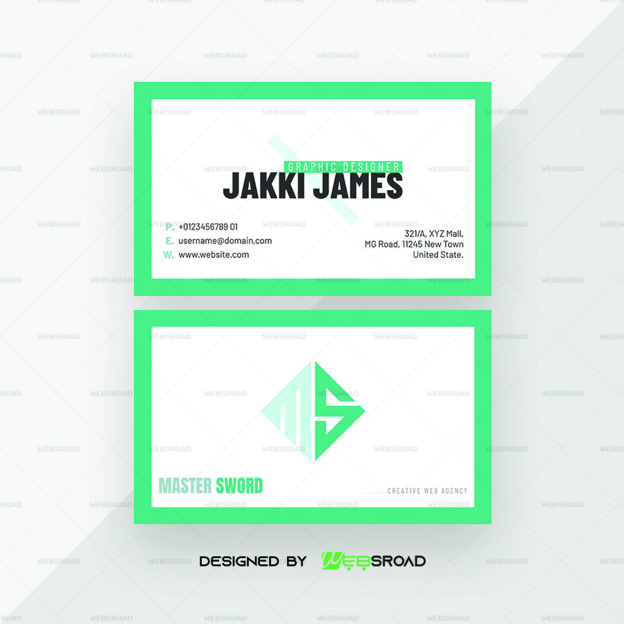 Ansa Premium Publisher Business Card Template Websroad Websroad 