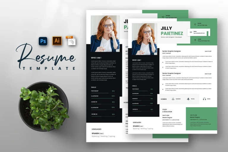Librat Creative Resume Template Download