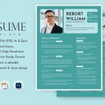 Digital Resume Template Free Download