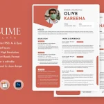Likable Editable Resume Template Free